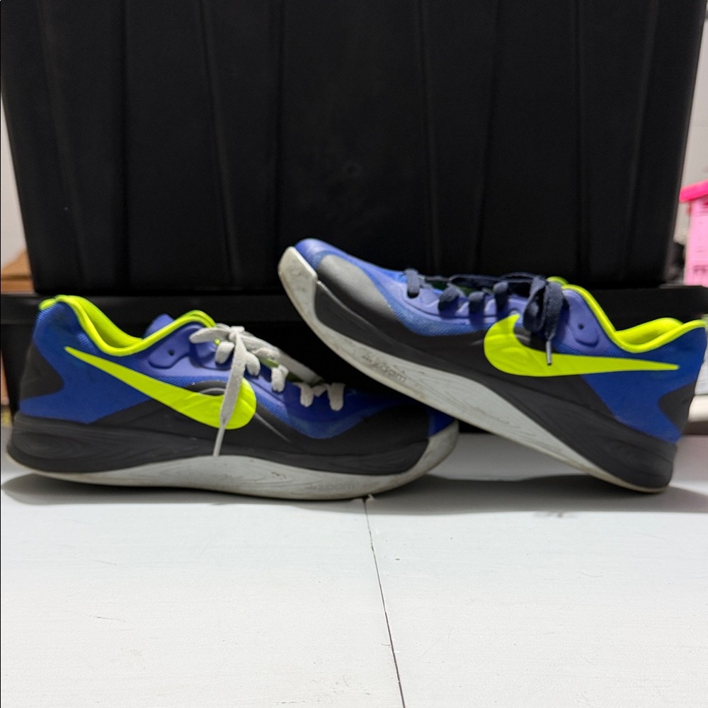 Nike Neon Yellow and Blue Sneakers